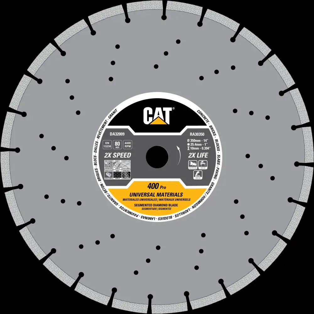 Cat® 400 Pro Segmented Versatile Building Products Diamond Blade 14" - 350mm