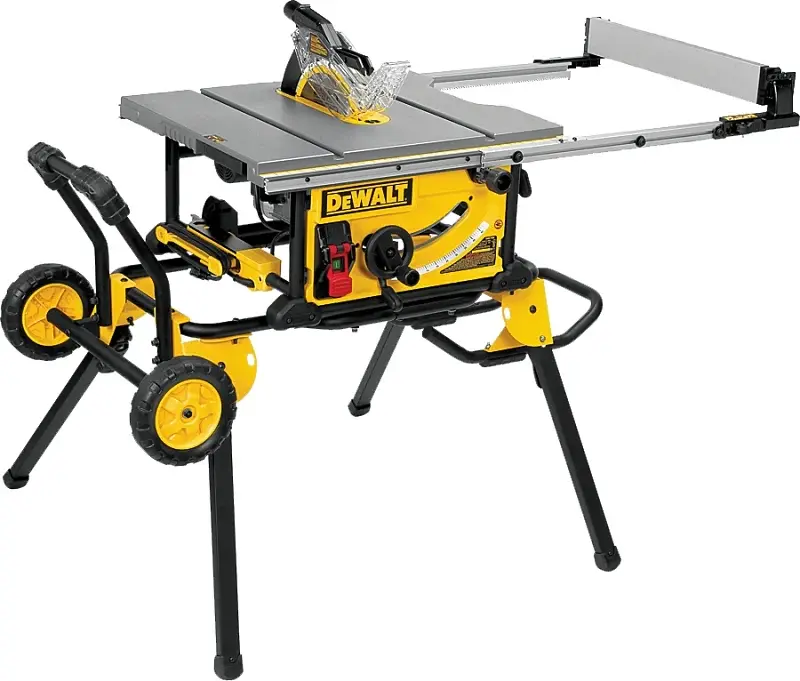 DEWALT DWE7491RS Table Saw, 120 VAC, 15 , 10 Dia Blade, 5/8 Arbor, 32-1/2 Rip Capacity Right, 4800 rpm Speed