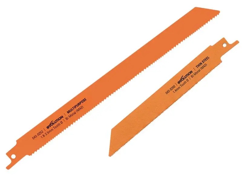 Evolution RAGE8 Slim Steel & Multi-Purpose Blade Pack