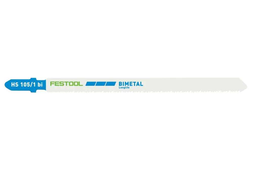 Festool 204272 HS105/1BI/5 Jigsaw Blade (Metal-Steel & Stain-free Steel) 5-pack
