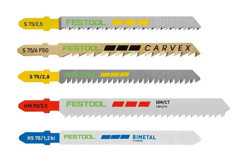 Festool 578071 21-Piece Jigsaw Blade Assortment (Wood/Plastic/Metal)