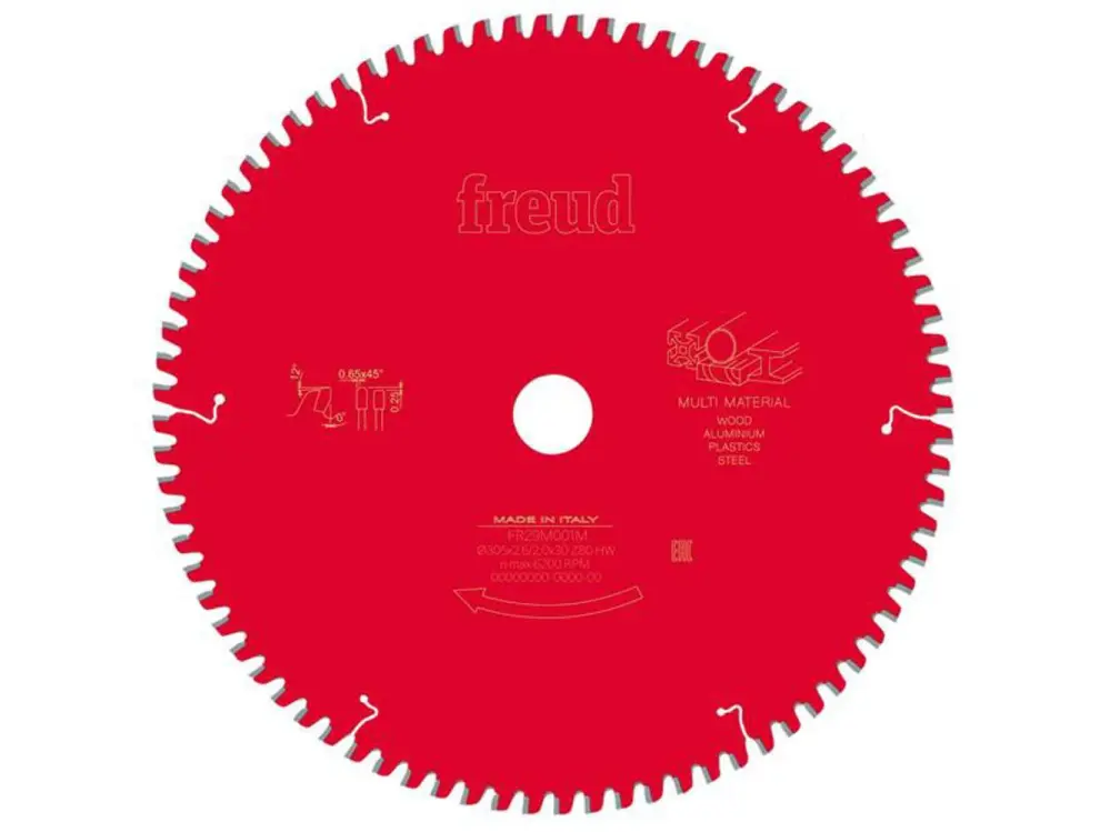 Freud Multi-Material Mitre Saw Blade 305 X 30 X 2.6/2Mm X 72T