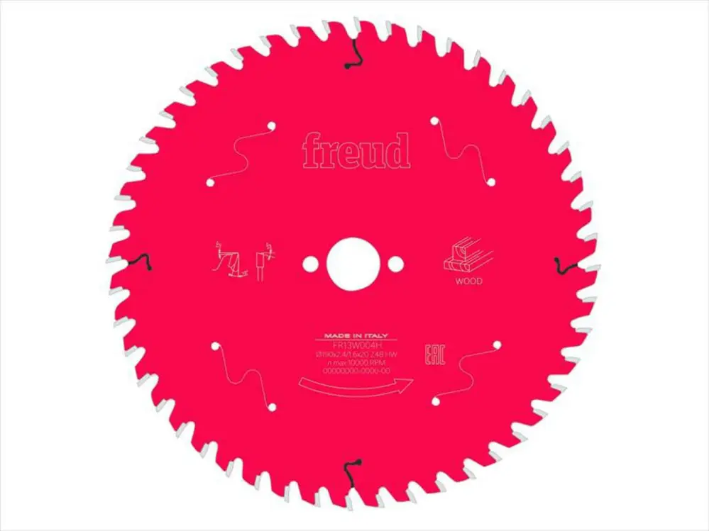 Freud Wood Circular Saw Blade 190 X 20 X 2.4/1.6Mm X 48T