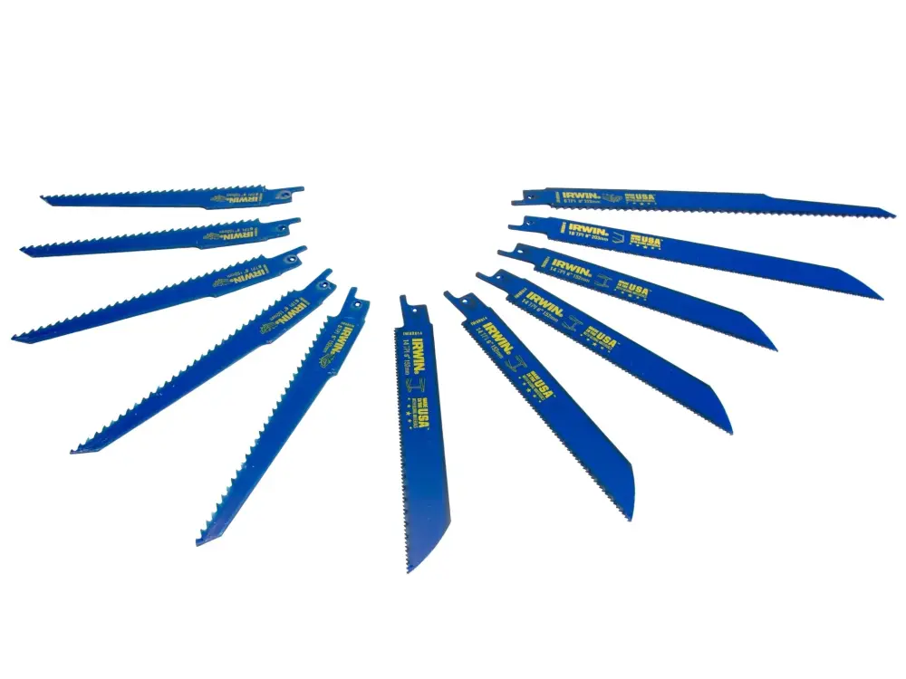 Irwin 11 Piece Recip Saw Bi-Metal Blade Place - XMS22RECIP11