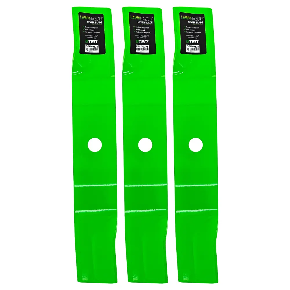 LawnRAZOR High Lift Blade John Deere TCU30317 M144652 | SET THREE