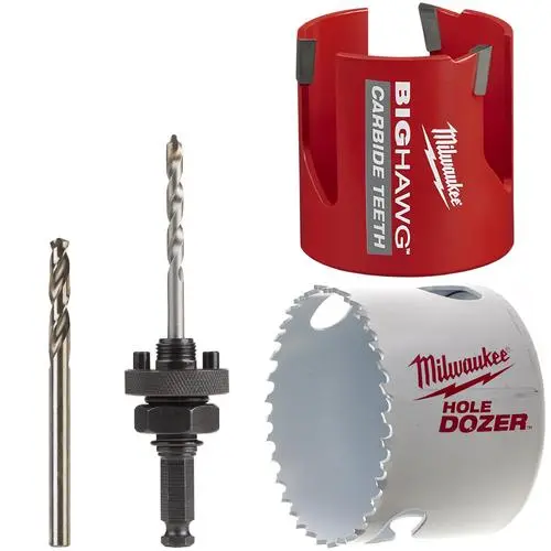 Milwaukee 4932478929 Combo 68mm H/Dozer + Large Hawg