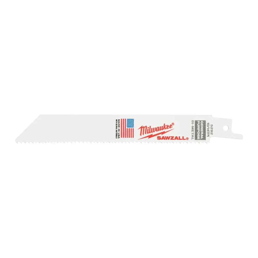 Milwaukee Universal Sawzall Blades (Wood / Metallic / Plastic)