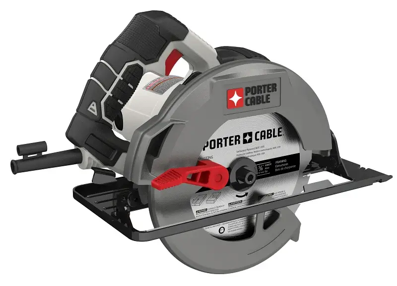 Porter-Cable PCE300 Circular Saw, 15 , 7-1/4 Dia Blade, 45 deg Bevel, 5/8 Arbor