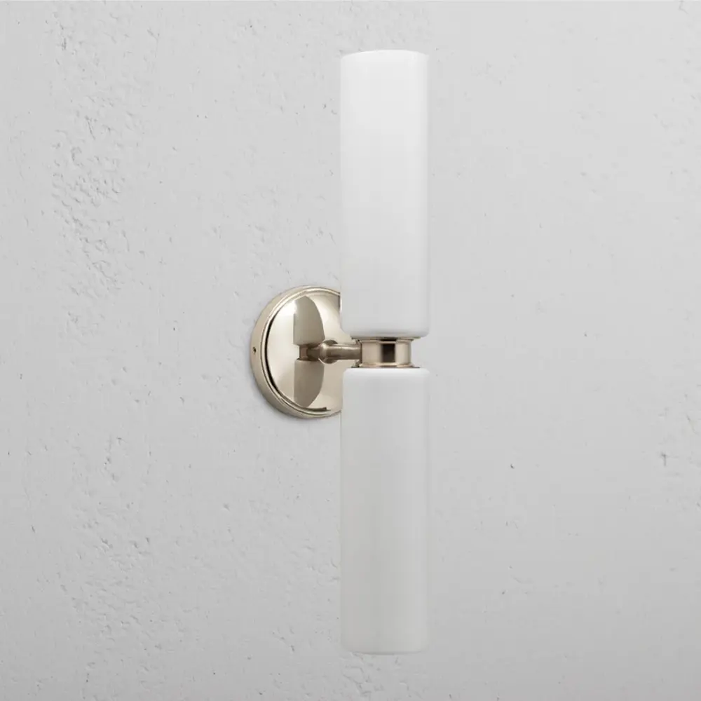 Claremont Medium Wall Portable Fine Porcelain - Polished Nickel