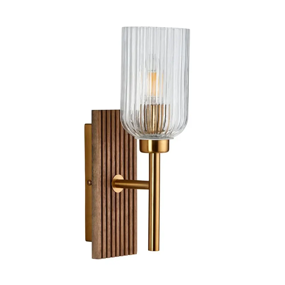 Grove Wall Buoyant - Dark Beechwood & Brass Motion Sensor