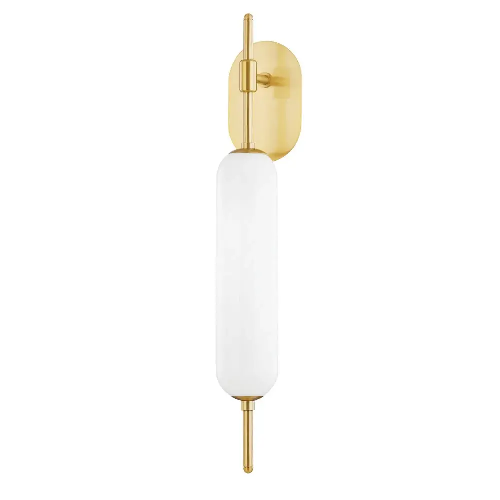 Miley 1 Light Wall Sconce - Aged Warm alloy