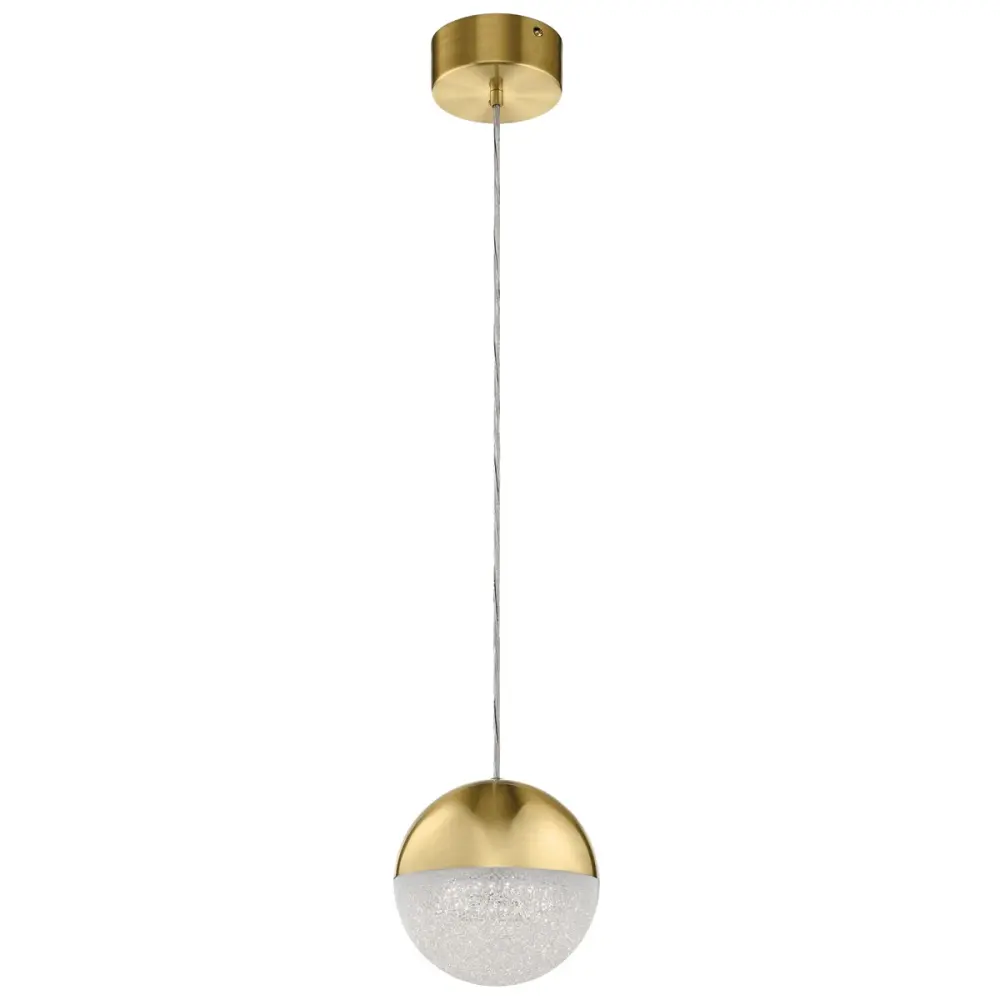 Moonlit LED Mini Pendant - Gilded