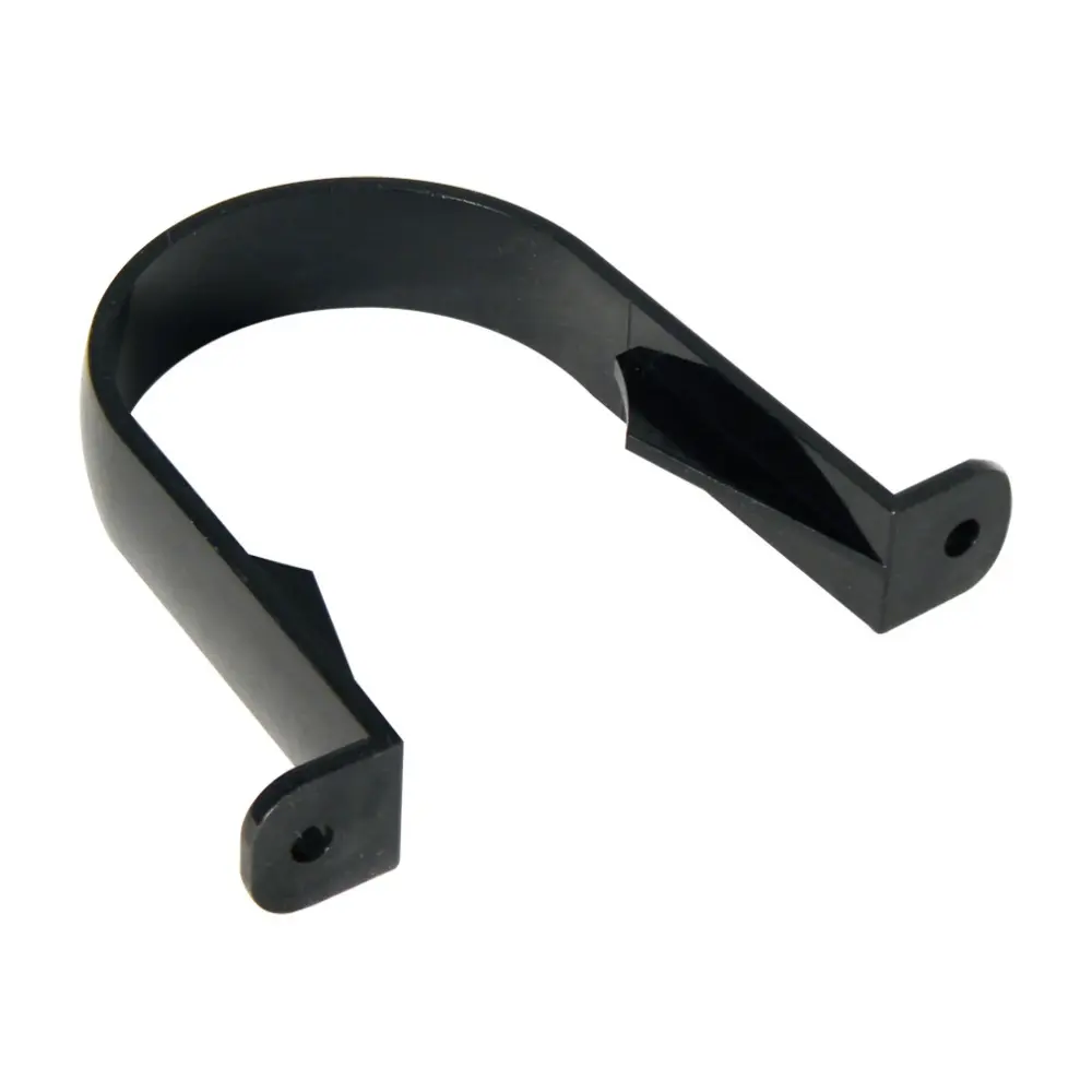 FloPlast 68 Round Pipe Clip Ebony
