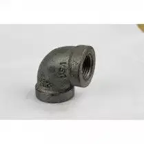 1_2" BLACK PIPE 90 ELBOW MADE USA