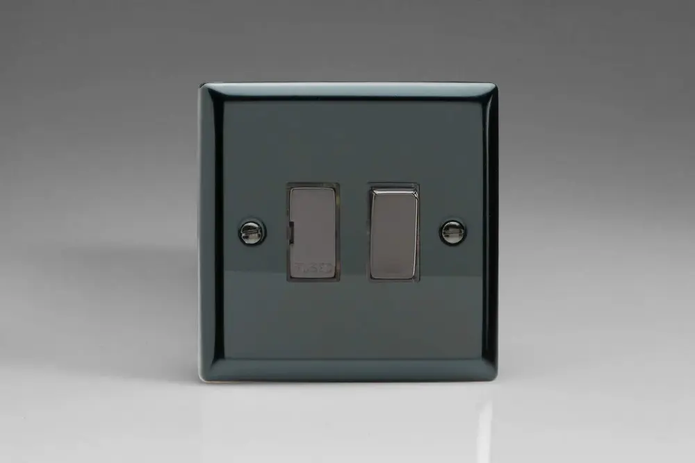 Varilight 13A Switched Fused Spur All-metal Inserts Iridium XI6D