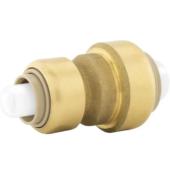 Jones Stephens 1-1/4" x 1" (Bagged) PlumBite Push On Reducing Compression Coupling, Lead Free, C77409LF