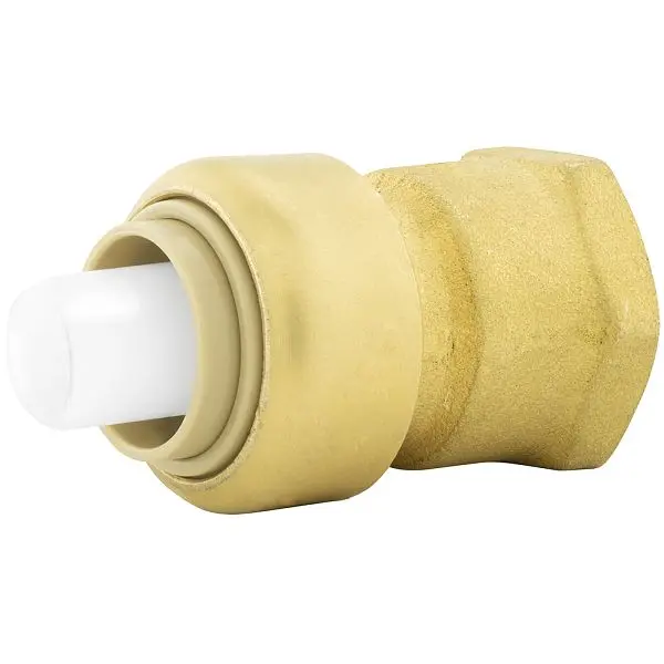 Jones Stephens 1" x 1" FPT PlumBite Push On Modifyer, Lead Free, C76553LF
