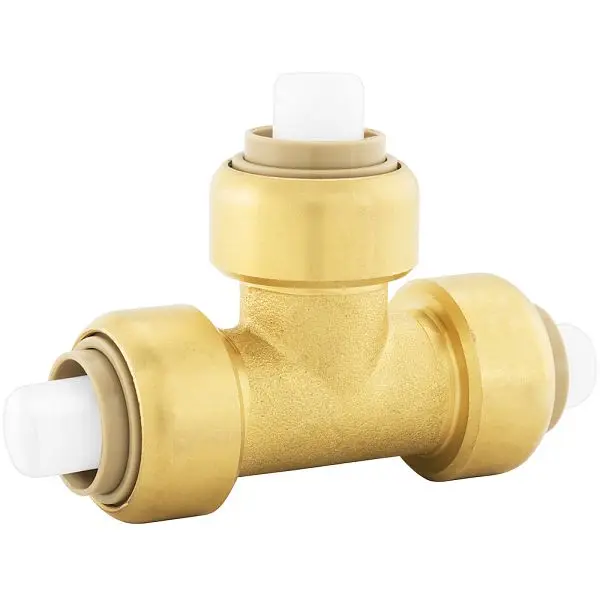 Jones Stephens 3/4" PlumBite Push On Tee, Lead Free, C76511LF