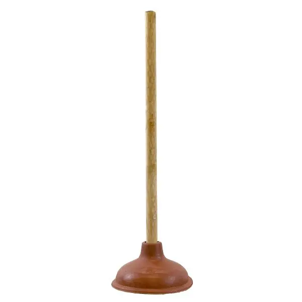 Jones Stephens 5-1/2" Diameter Force Cup Crimson Elastomer Plunger, D18001