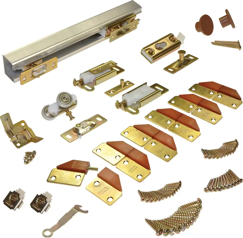 Johnson Hardware 100FD724 Panel Hardware Adjust, 72 L Track, Top Mounting, : 75 lb Bi-Fold Door