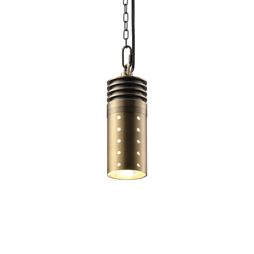 Scheletro 12V Outdoor Pendant & Patio Light - Warm alloy Yellow - 2700K
