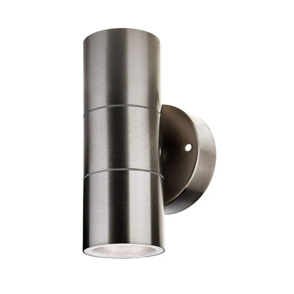V-TAC Outside Wall Lights 2 x GU10 Up and Down Lights Garden, Porch, Front Door, Patio | Max 35Wx2 IP44 Water & Dust Prote...