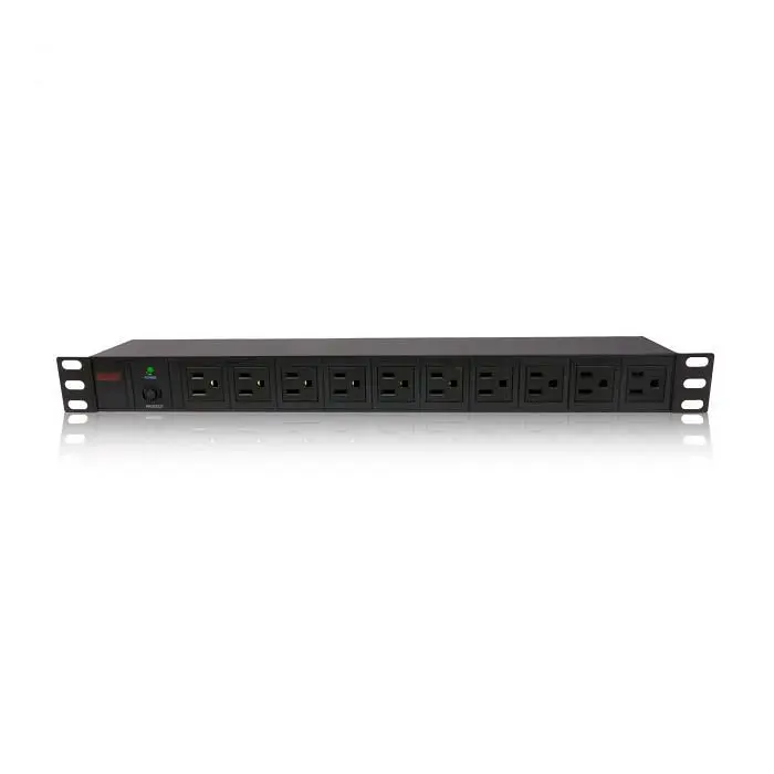 Maruson Protective Technology 1U 15A Basic Power Distribution Unit, 10 Outlets, PDU-R1510 Maruson Technology