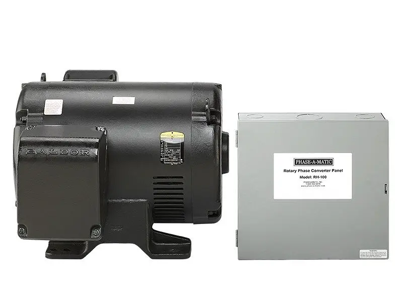 Phase--Matic 100 HP, 460V Rotary Phase Converter, RH-100