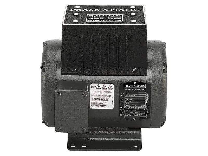 Phase--Matic 3 HP, 230V Rotary Phase Converter, UL Certified, R-3