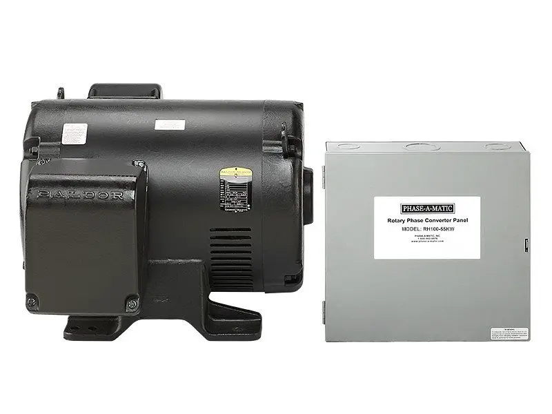 Phase--Matic 55 KW, 460V Rotary Phase Converter, RH100-55KW
