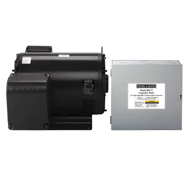 Phase--Matic 75 HP, 460V Rotary Phase Converter, RH-75