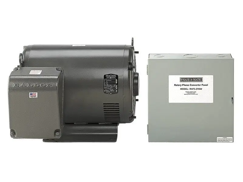 Phase--Matic 37 KW, 460V Rotary Phase Converter, RH75-37KW