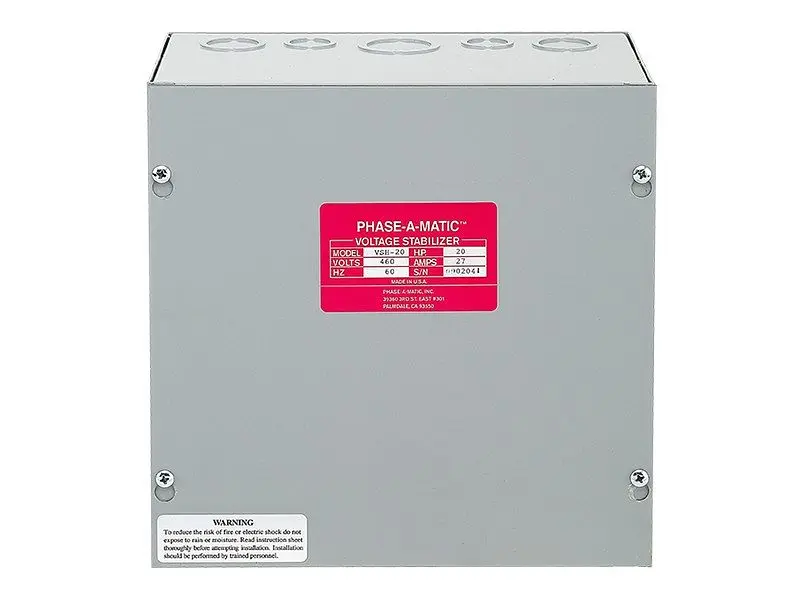 Phase--Matic Industrial-Strength 20 HP, 460V Voltage Balancer, VSH-20
