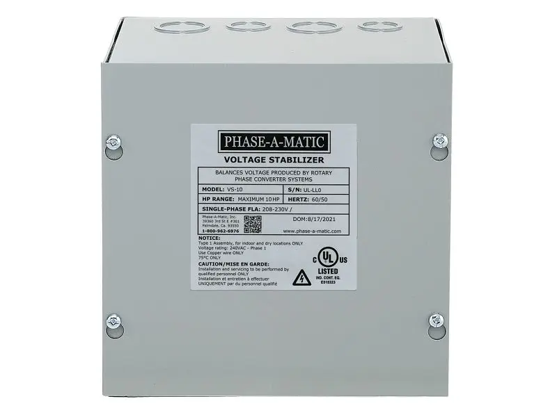 Phase--Matic Strong 10 HP, 230V Voltage Balancer, UL Certified, VS-10