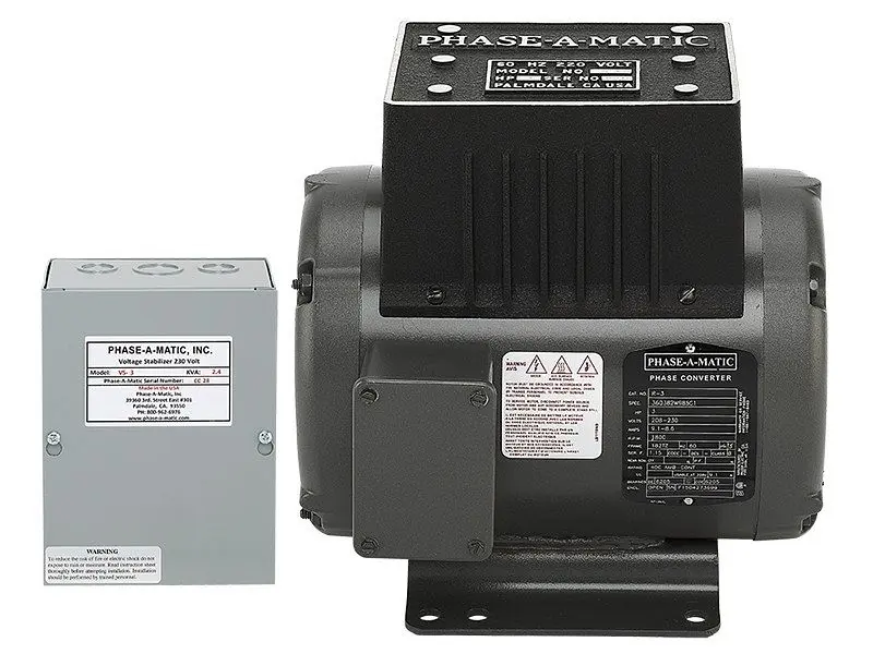 Phase--Matic Updated 3 HP, 230V CNC PAC-3™ UL Certified, CNCPAC-3