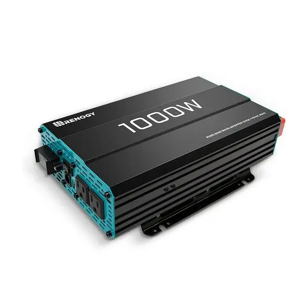 Renogy 1000W 12V Pure Sine Wave Inverter, RNG-INVT-1000-12V-P2