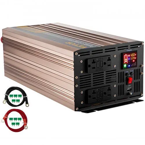 VEVOR Pure Sine Wave Inverter, 3000 Watt Power Inverter, DC 12V to AC 110V Car Inverter, CZXNBQDDDLZ3KYASKV9