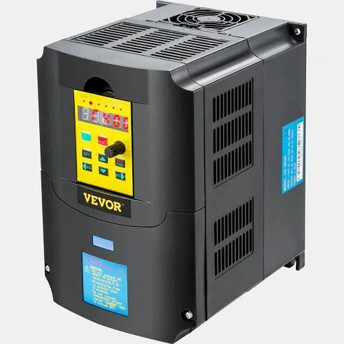 VEVOR Variable Frequency Drive, AC 220V Contribution 4KW Variable Frequency, VFD 5.5HP 1 or 3 Phase Contribution, 3 Phase ...