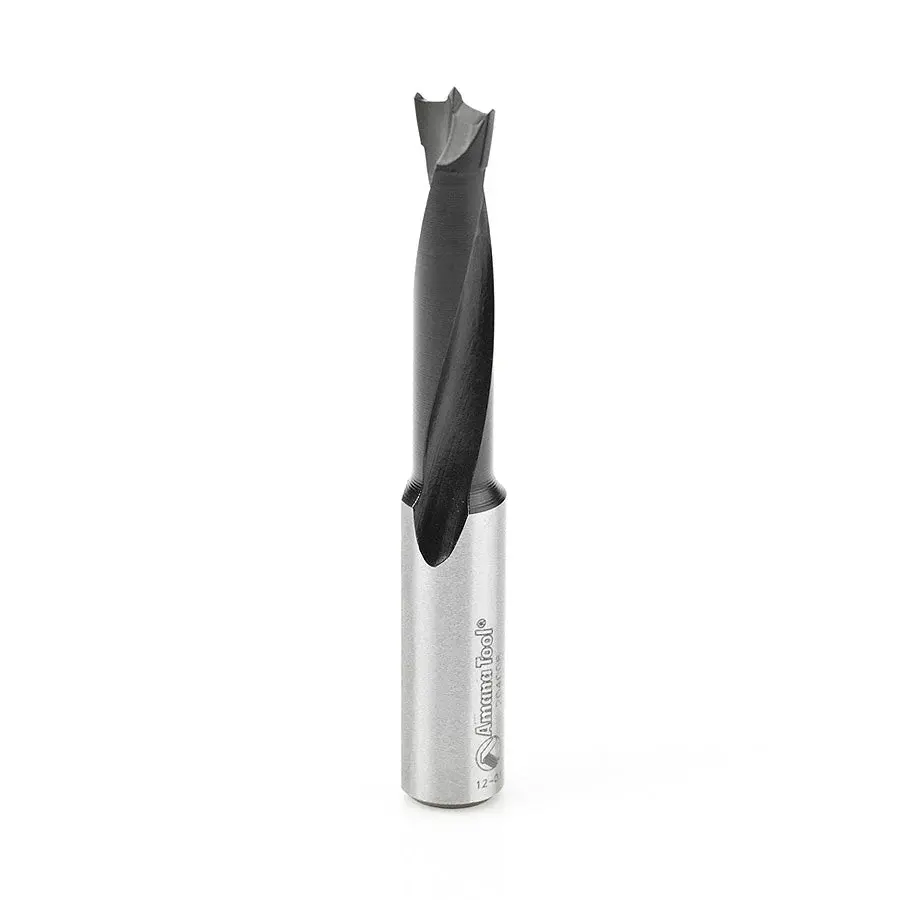 Amana Tool 204008 Carbide Tipped Brad Point Boring Bit R/H 8mm Dia x 70mm Maxi x 10mm Shank
