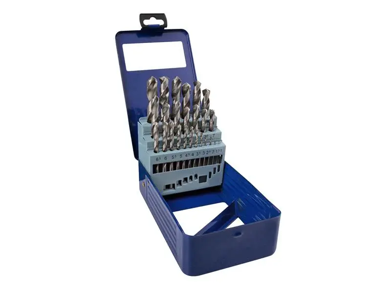 BlueSpot Tools HSS Drill Bit Adjust, 25 Piece