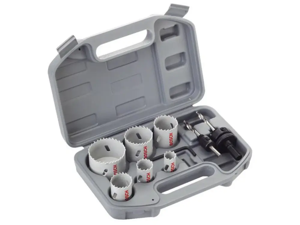 Bosch Powertool Accessories Electrician's Hss Bi-Metal Holesaw Adjust, 9 Piece