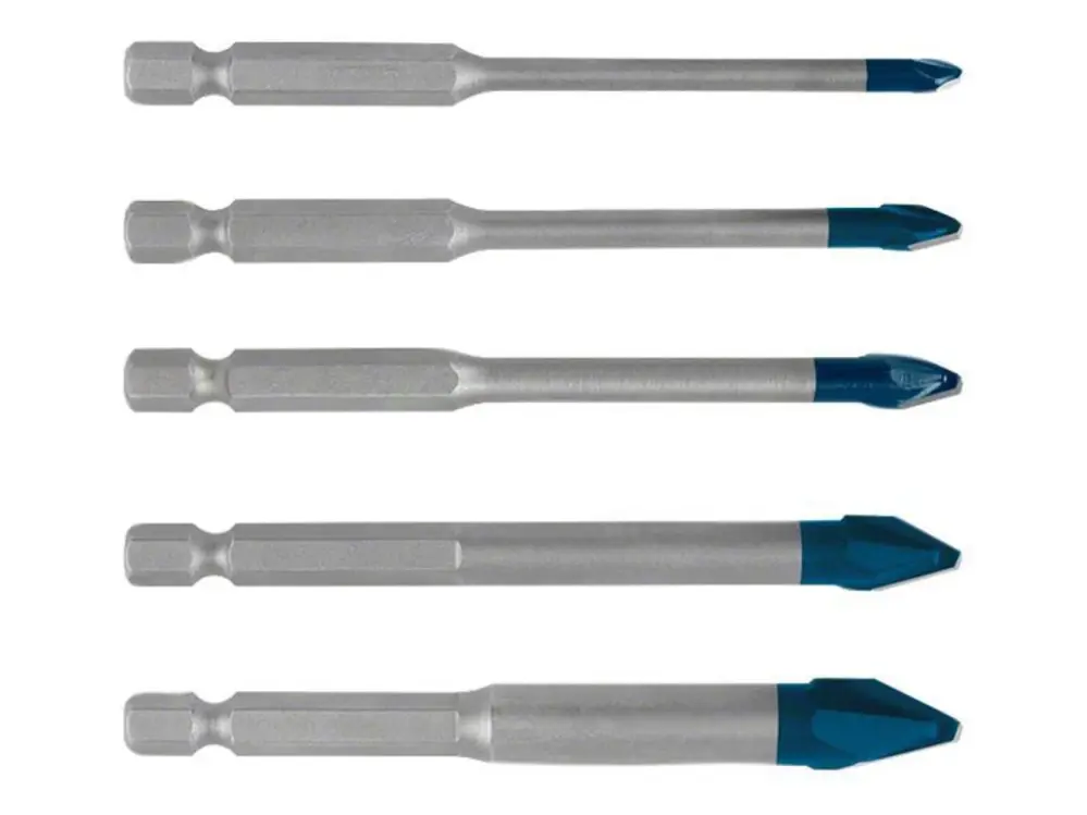 Bosch Powertool Accessories Expert Hex-9 Hard Ceramic Drill Bit Place 5 Piece