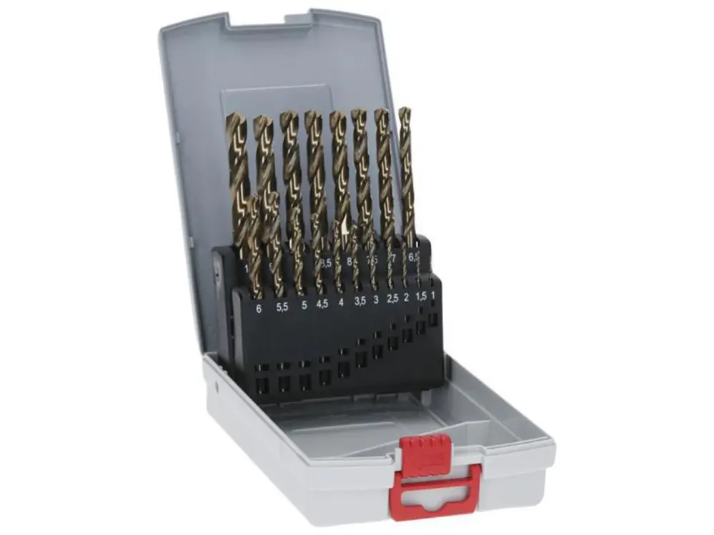 Bosch Powertool Accessories Hss-Cobalt Probox Metal Drill Bit Place, 19 Piece