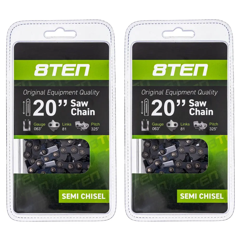 Chainsaw Chain 20 Inch .063 .325 81DL Windsor 26RM381 26RSC81 501841781 591104281 H2881 | TWIN-PACK