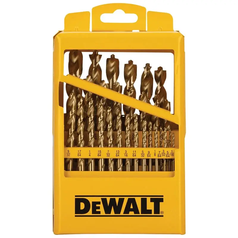 DEWALT DW1369 Drill Bit Place, 29-Piece, HSS, Titanium