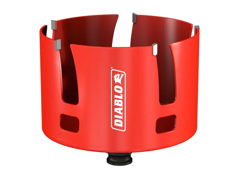 Diablo Demo Demon DHS4000CTR Hole Saw, 4 Dia, 2-3/8 D Cutting, 1-5/8 Arbor, Carbide Cutting Edge