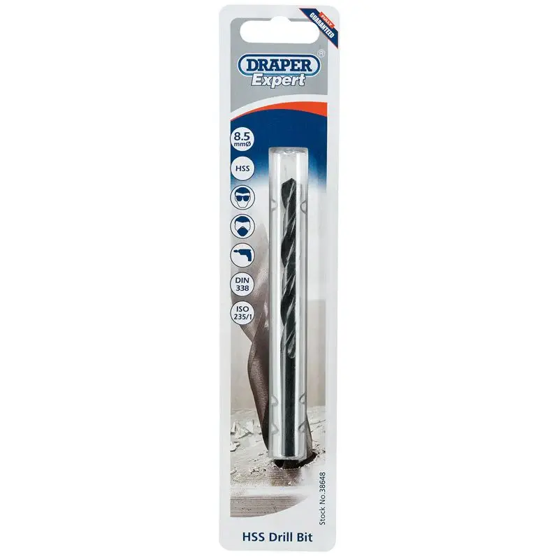 Draper H29MPB HSS Drill Bit, 8.5mm - (38648)