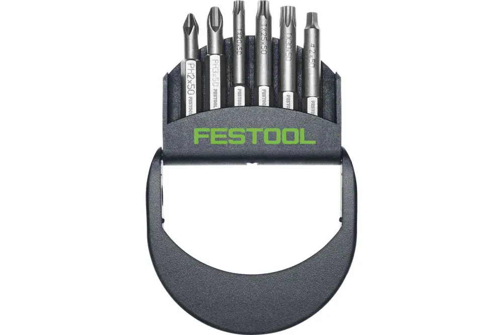 Festool 204386 50mm Bit Assortment TID18 Impact, 6-piece