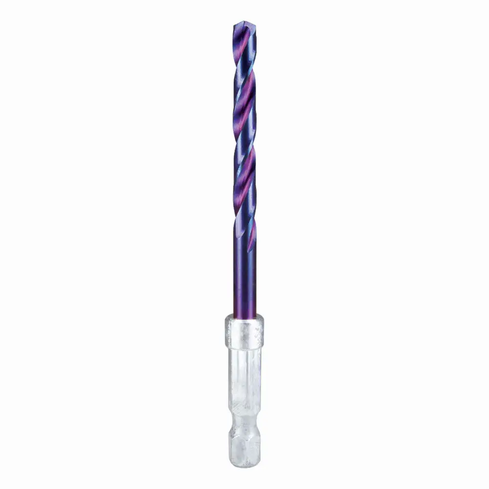 HSS Metal and Wood Stinger Mach-Blue Twist Drill Bit, 3/16" x 3-1/2"