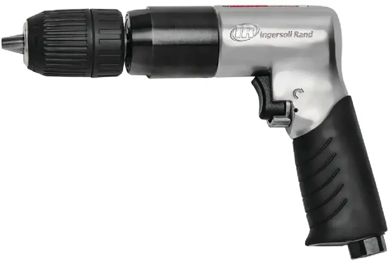 Ingersoll Rand EC112 Air Drill, 1/2 Chuck, Keyless Chuck, 1/2 hp, 27 cfm Air